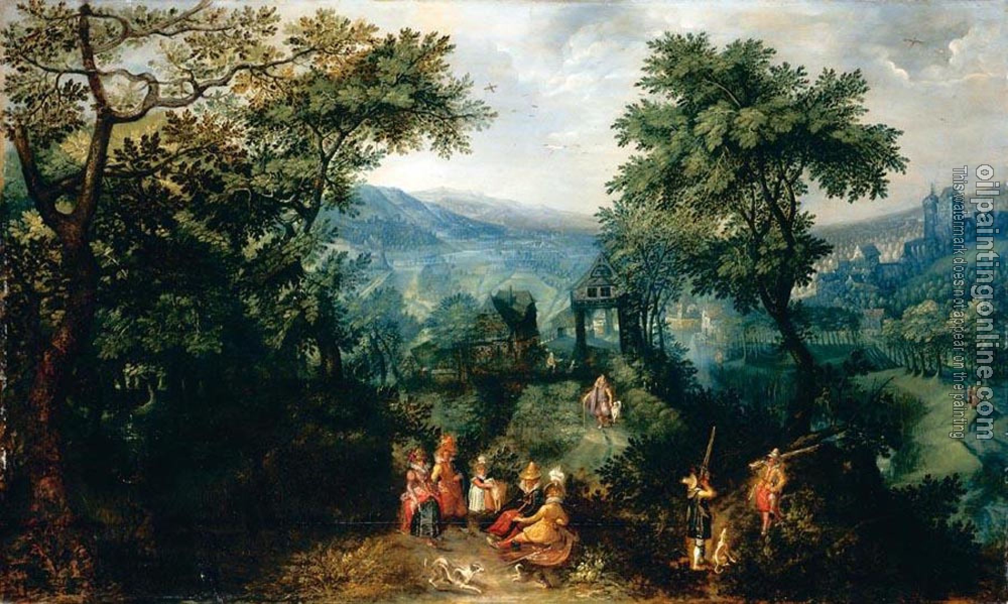 David Vinckboons - Extensive Landscape